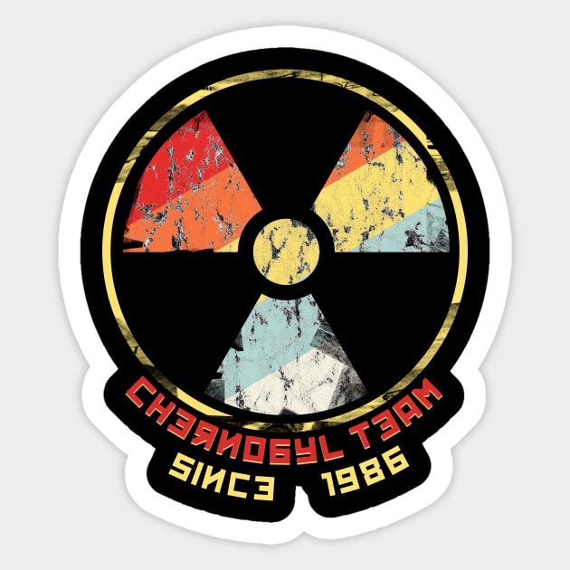 Chernobyl Sticker by Yaman